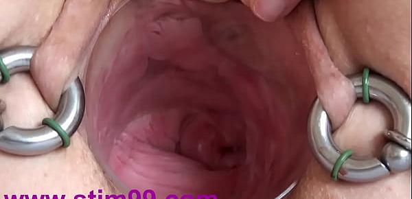  Extreme Real Cervix Fucking Insertion Japanese Sounds and Objects in Uterus